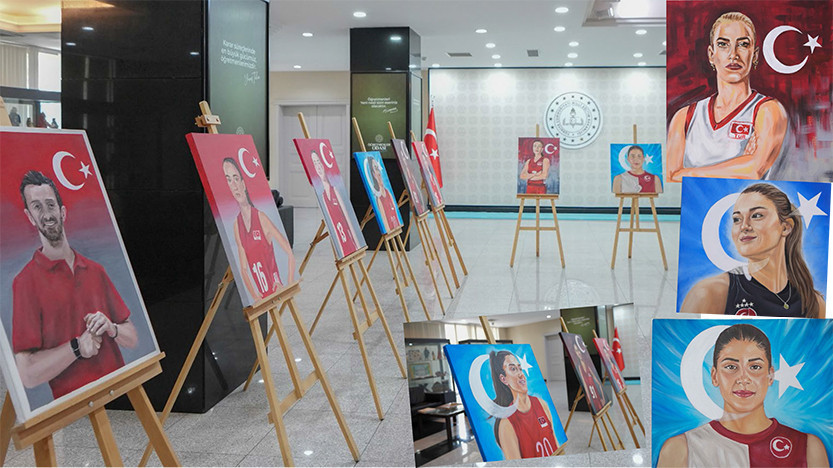 Güzel sanatlar liselerinden “Filenin Sultanları’ sergisi